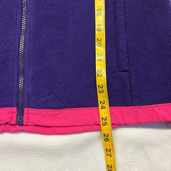 The North Face Womens Custom Denali‎ Fleece Full Zip Jacket Medium Pink & Purple - Picture 10 of 14